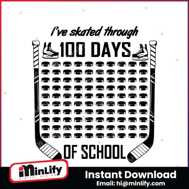 i-have-skated-through-100-days-of-school-svg