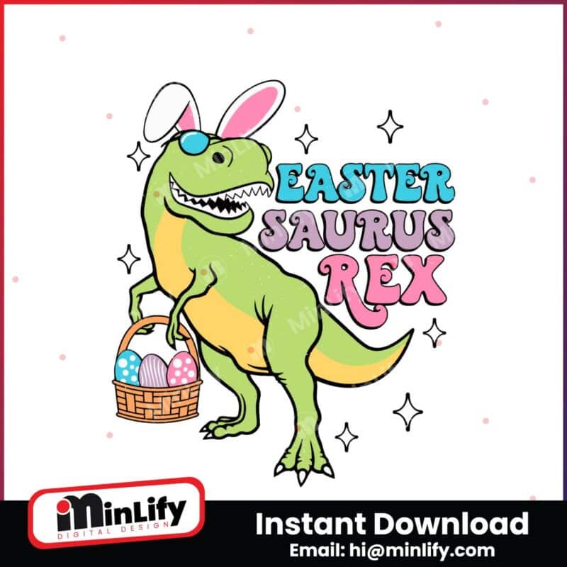 easter-saurus-rex-funny-dinosaur-svg