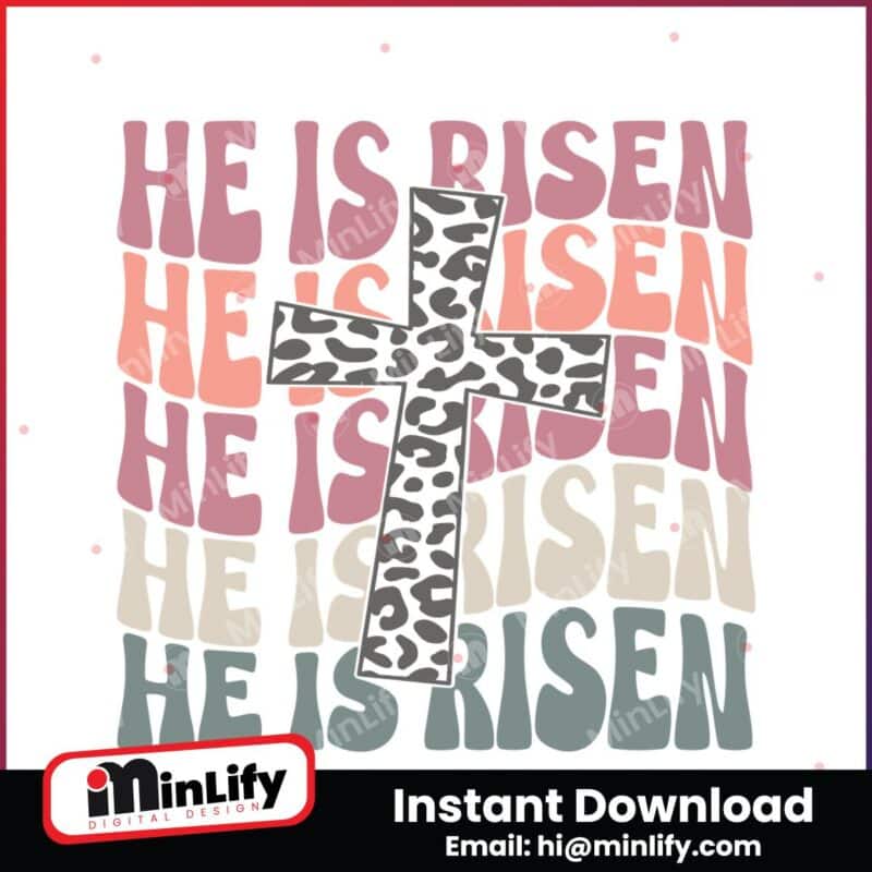 retro-he-is-risen-easter-cross-svg