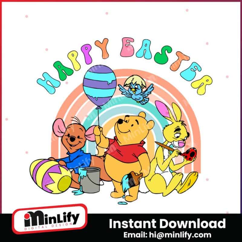 pooh-friends-happy-easter-day-svg