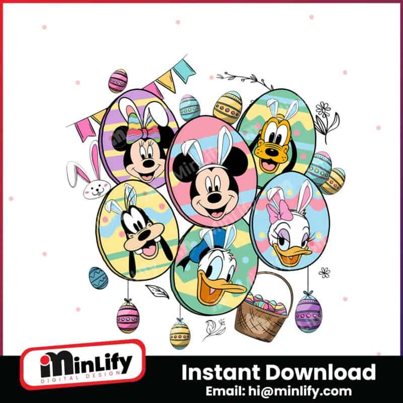 mickey-friends-with-bunny-ears-easter-eggs-png