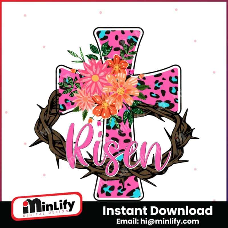 floral-cross-he-is-risen-christian-easter-png