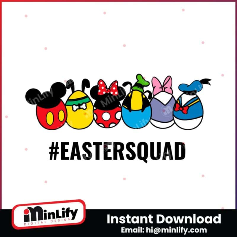 funny-disney-characters-easter-squad-svg