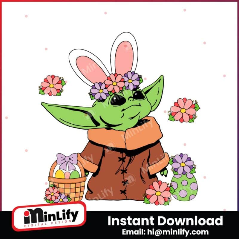 floral-baby-yoda-easter-eggs-svg