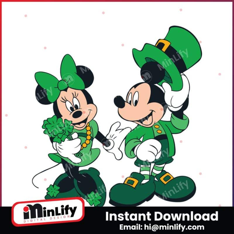 mickey-minnie-st-patricks-day-shamrock-svg