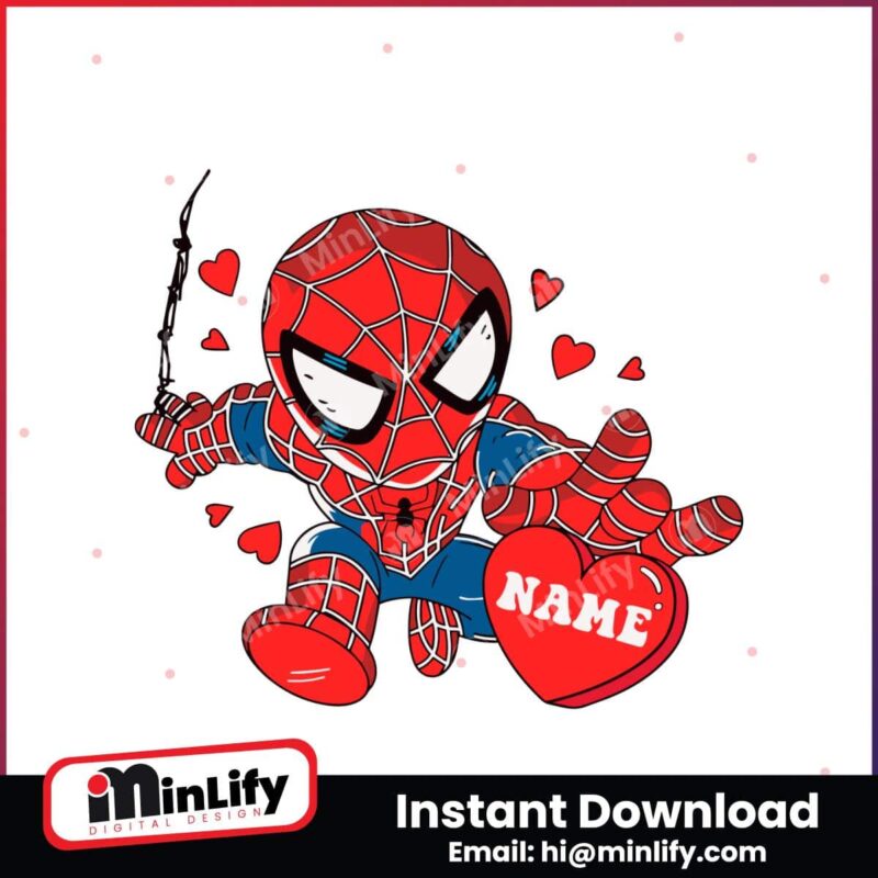 personalized-spiderman-love-valentine-svg