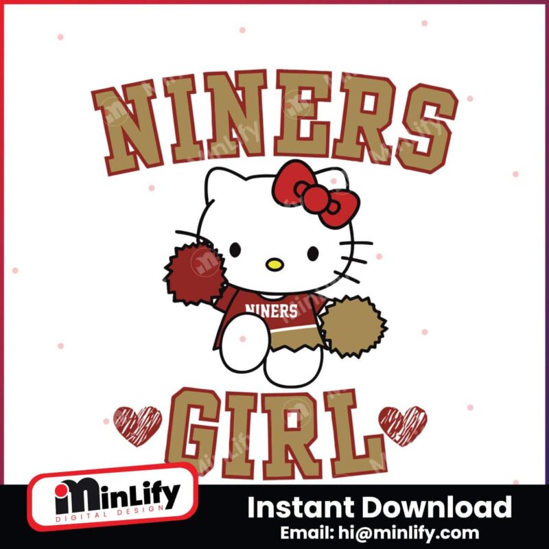 kitty-niners-girl-san-francisco-49ers-svg