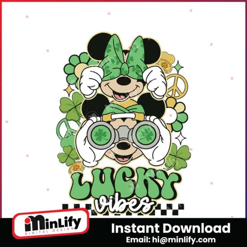 mickey-minnie-patrick-day-lucky-vibes-svg