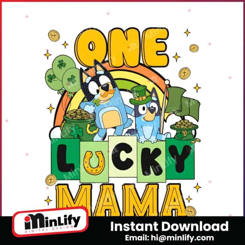 one-lucky-mama-bluey-patricks-day-png