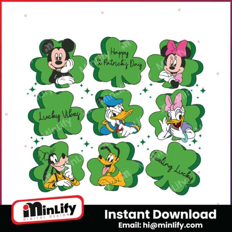 mickey-and-friends-lucky-vibes-shamrock-svg