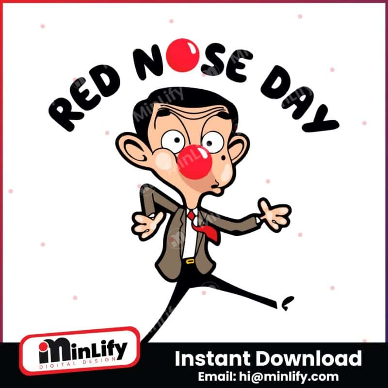 red-nose-day-funny-mr-bean-svg