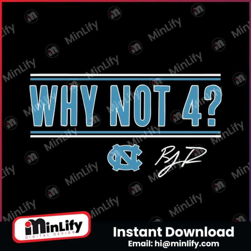 rj-davis-why-not-4-unc-basketball-svg