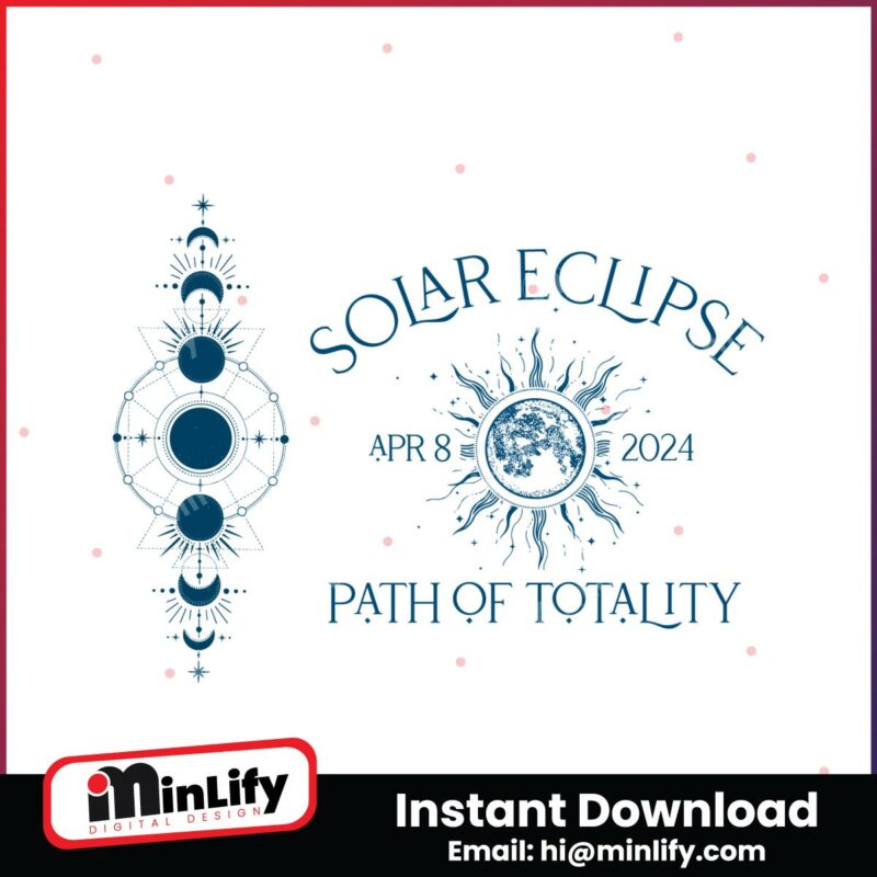 retro-solar-eclipse-2024-path-of-totality-svg