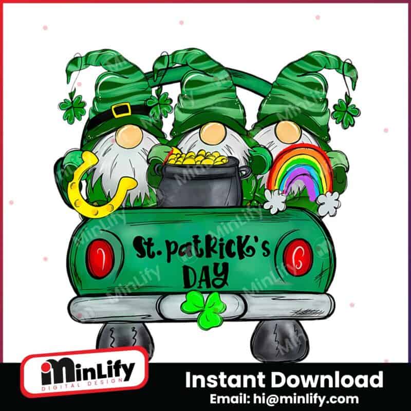 st-patricks-day-gnomes-truck-png