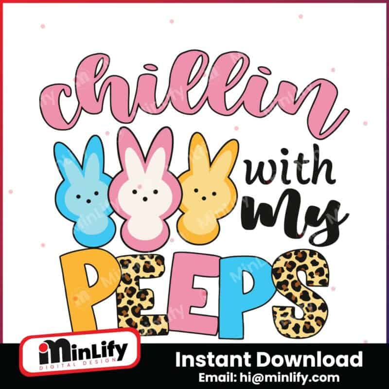 cute-chillin-with-my-peeps-bunny-svg