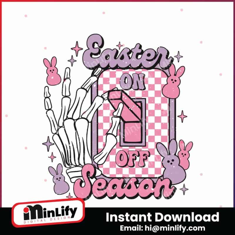 easter-season-mode-on-hand-skeleton-bunny-svg