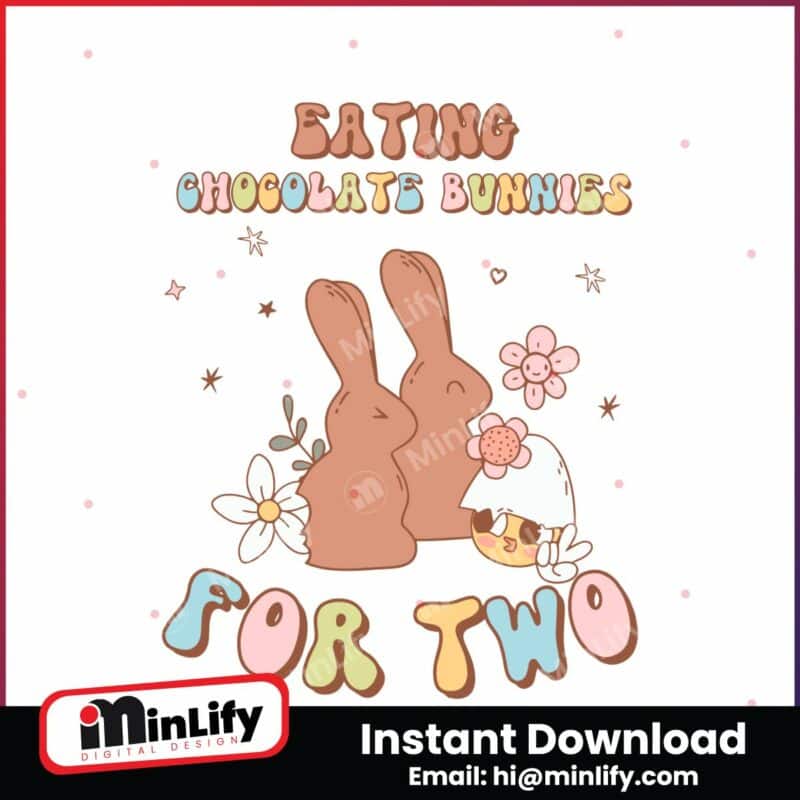 eating-chocolate-bunnies-for-two-svg