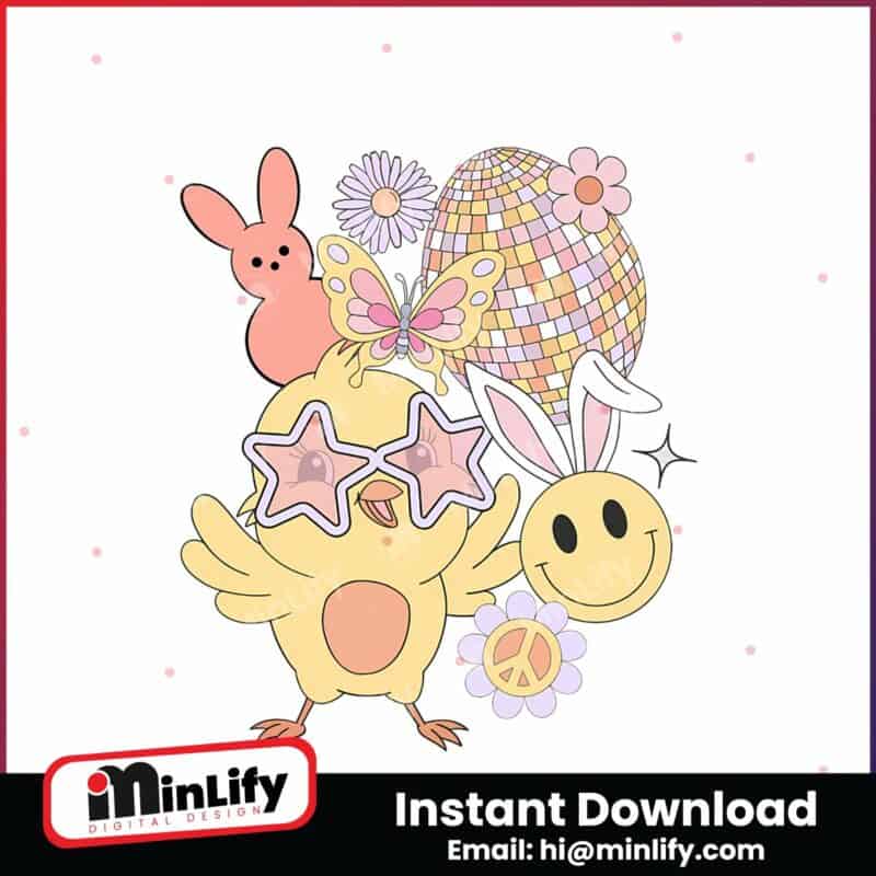 retro-easter-chick-disco-ball-bunny-png