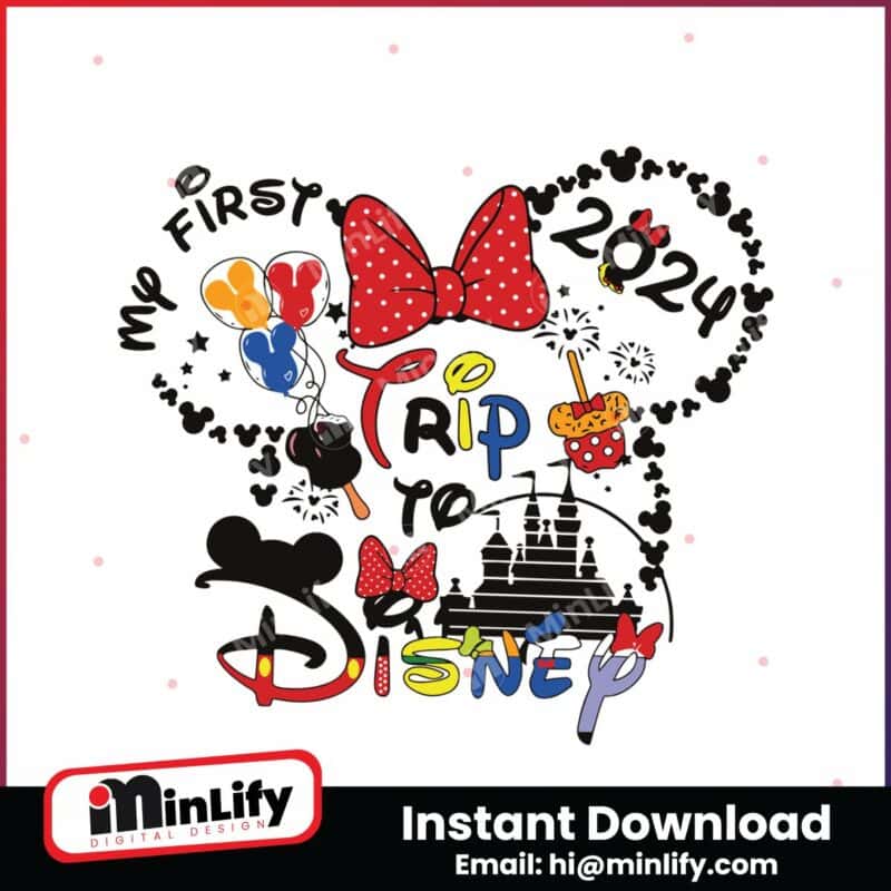 my-first-trip-to-disney-2024-minnie-head-svg