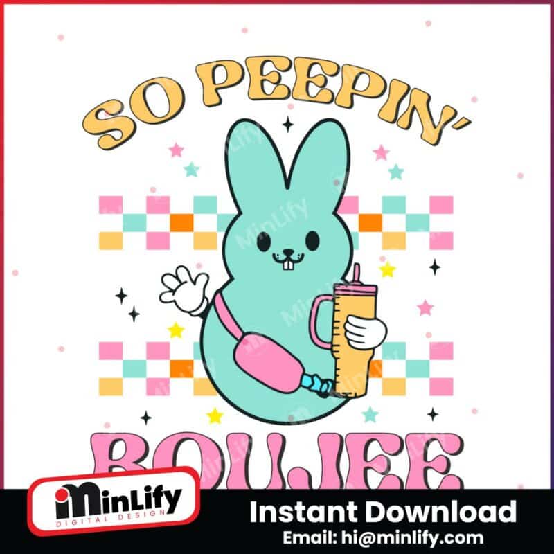 so-peepin-boujee-bunny-tumbler-svg