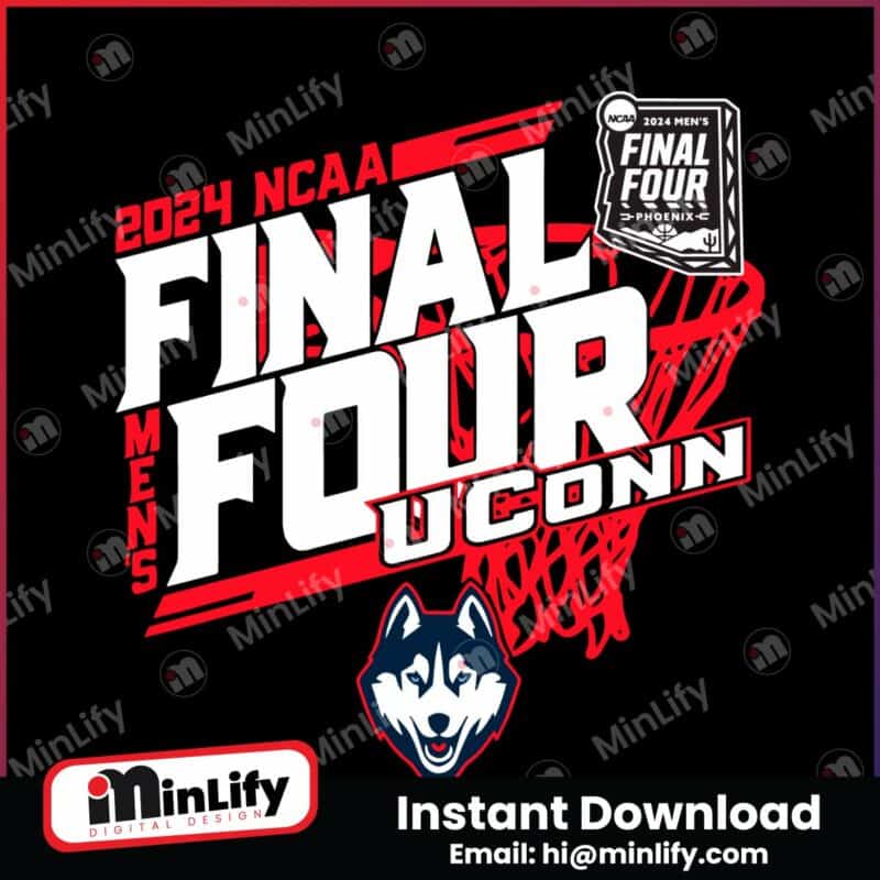 2024-ncaa-final-four-uconn-huskies-basketball-svg