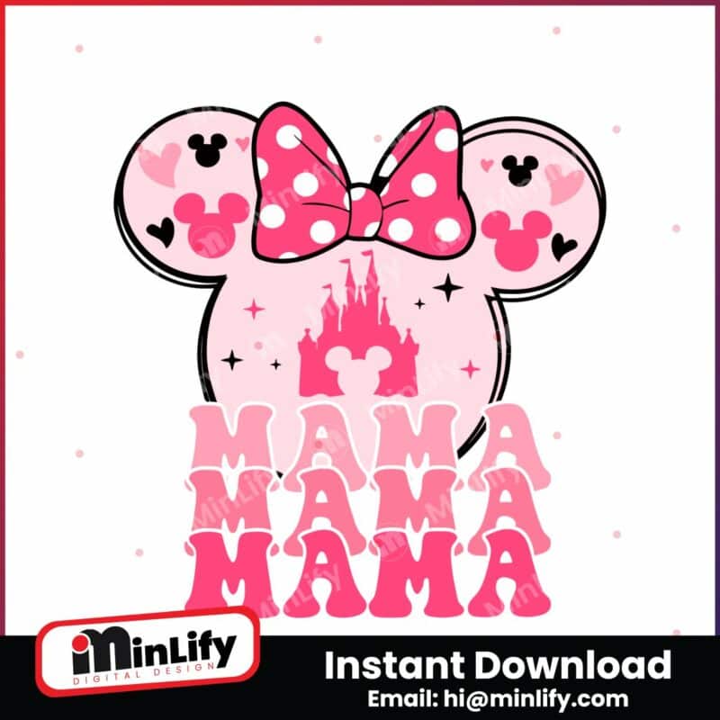 groovy-disney-mama-minnie-head-svg