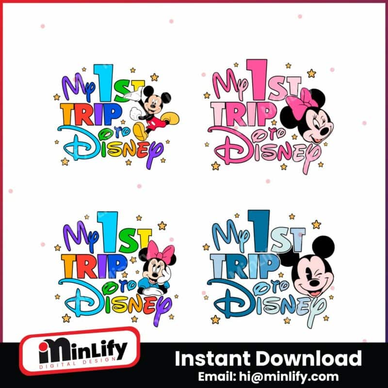 my-1st-trip-to-disney-mickey-minnie-mouse-svg-bundle