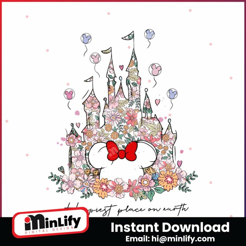 floral-castle-happiest-place-on-earth-minnie-mouse-png