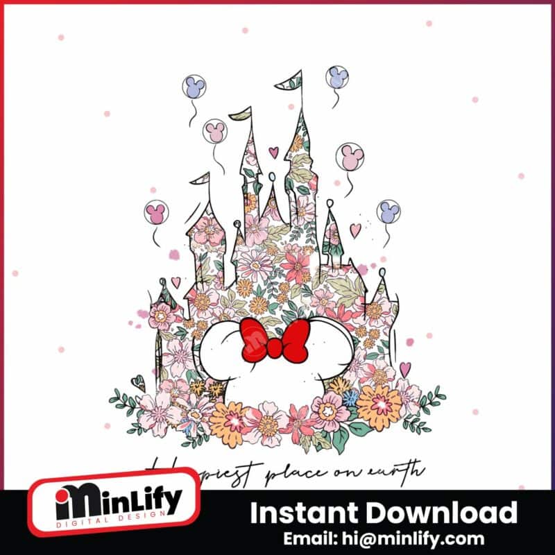 floral-castle-happiest-place-on-earth-minnie-mouse-png