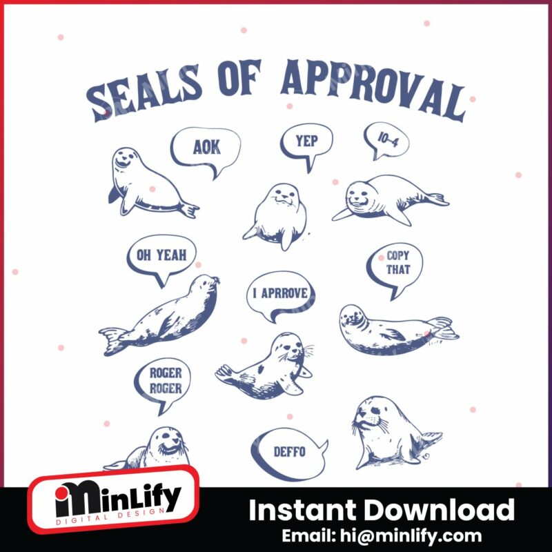 retro-seals-of-approval-funny-animal-svg