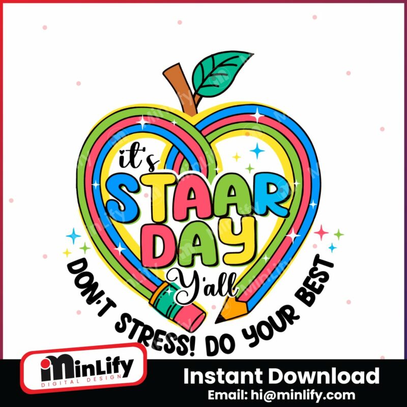 its-star-day-dont-stress-do-your-best-test-day-pencil-svg