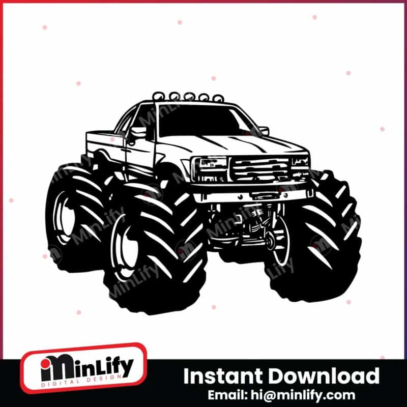 retro-cartoon-monster-truck-vector-svg