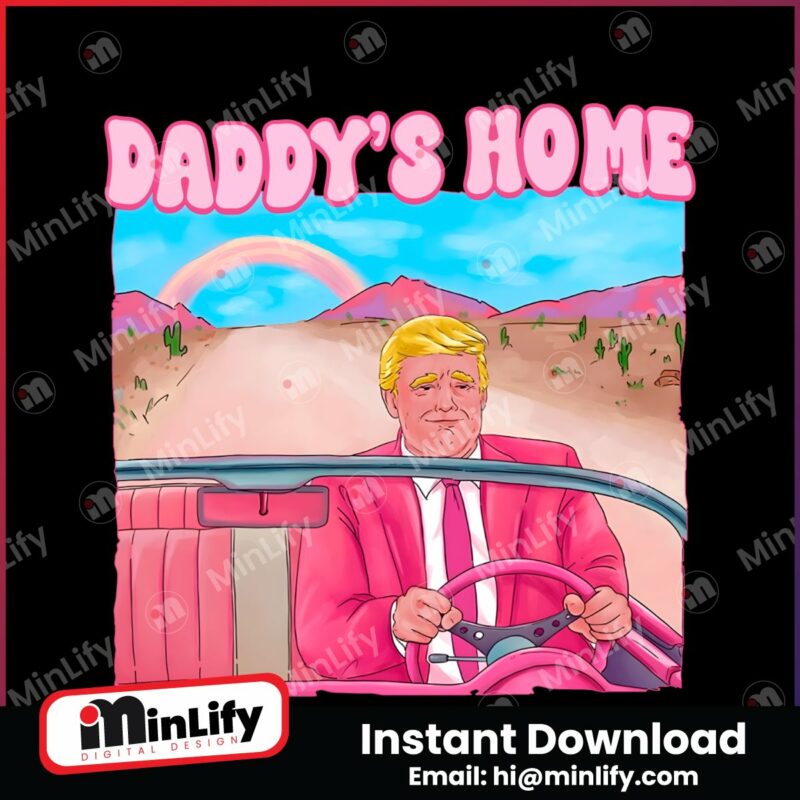 daddys-home-donald-trump-pink-png