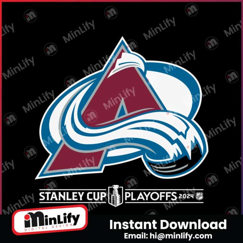 colorado-avalanche-stanley-cup-playoffs-2024-svg