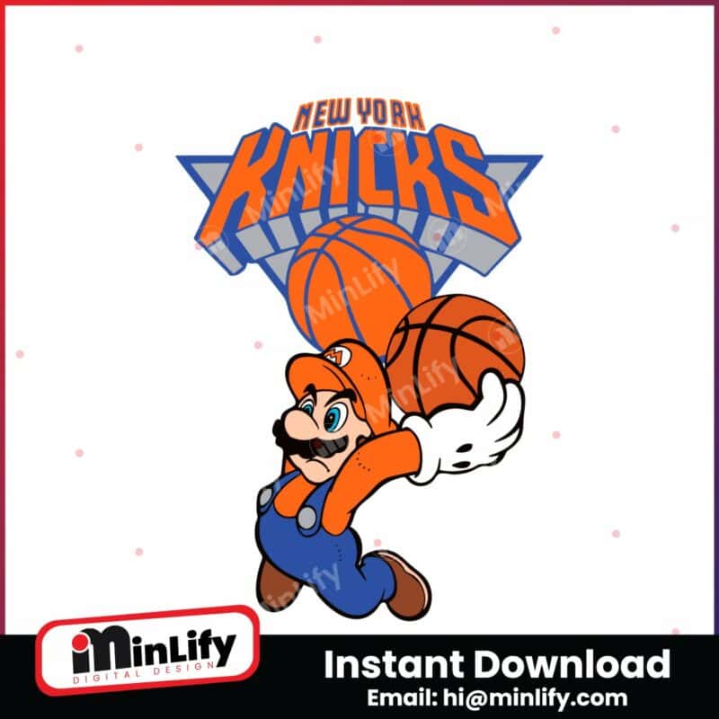 super-mario-basketball-new-york-knicks-svg