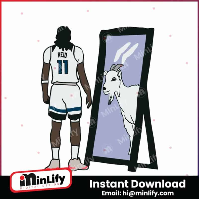 naz-reid-mirror-goat-nba-player-svg