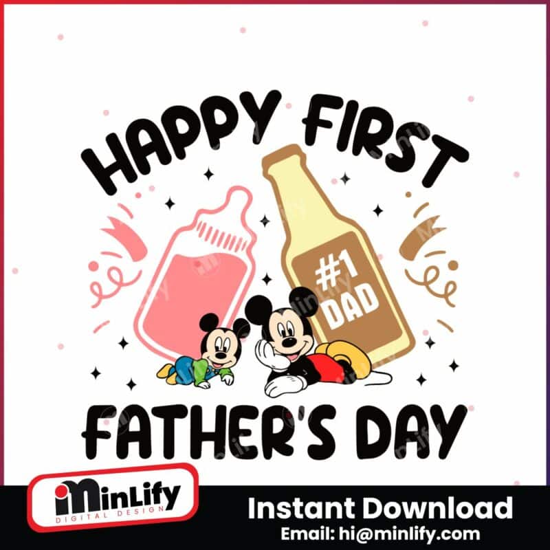 happy-first-fathers-day-mickey-and-baby-svg