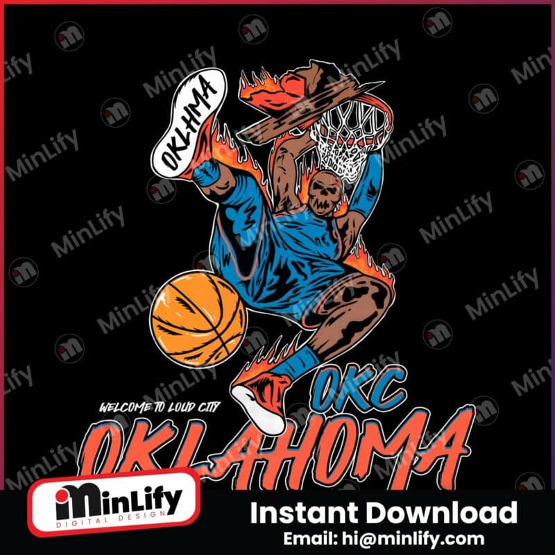 welcome-to-loud-city-oklahoma-basketball-png