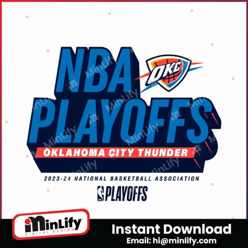 nba-playoffs-oklahoma-city-thunder-svg