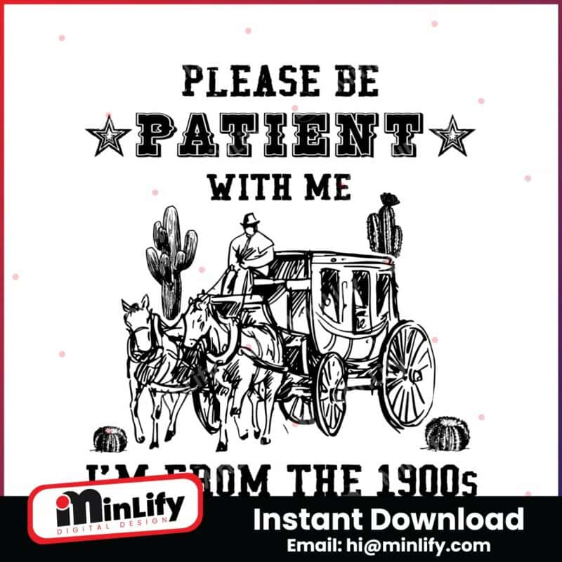 please-be-patient-with-me-horse-wagon-svg