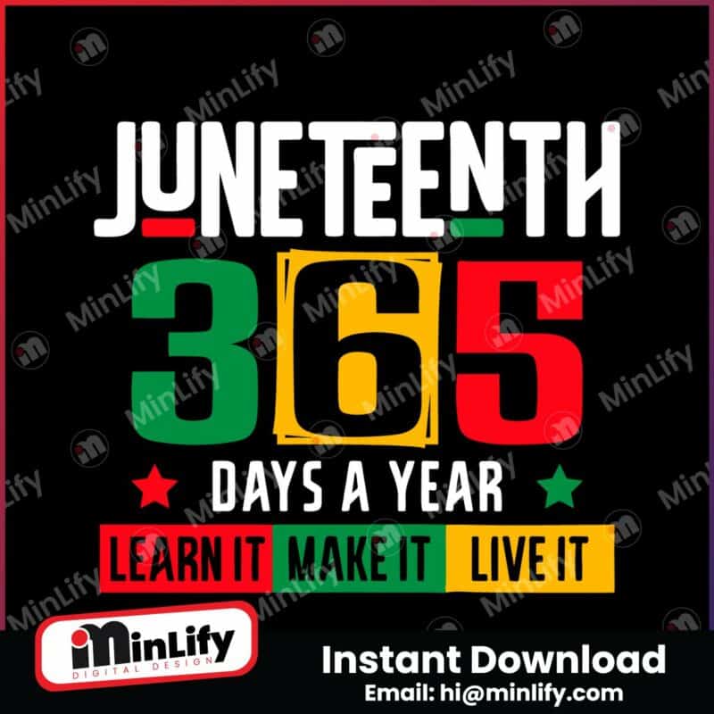 juneteenth-365-days-a-year-svg