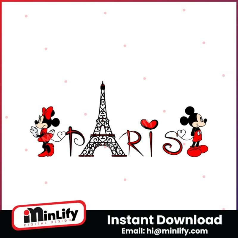 disneyland-paris-mickey-minnie-couple-svg