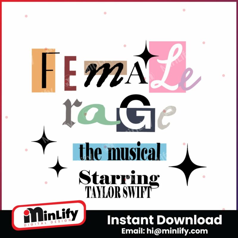 female-rage-the-musical-starring-taylor-swift-svg