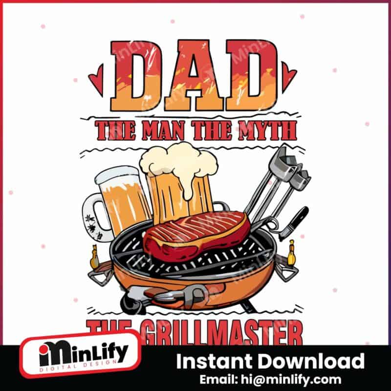 dad-the-man-the-myth-the-grillmaster-funny-grillfather-png