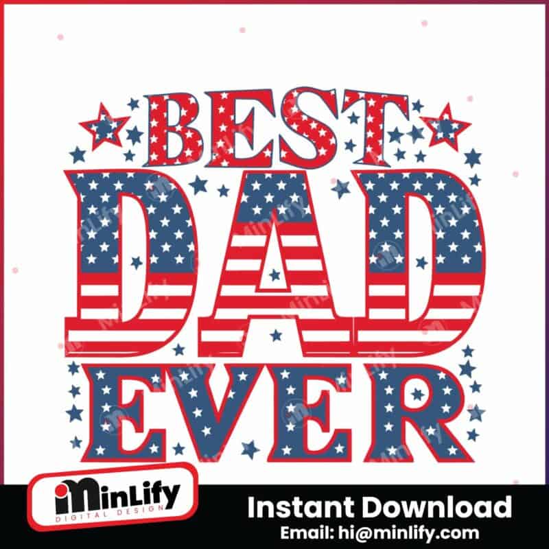 retro-best-dad-ever-patriotic-dad-svg