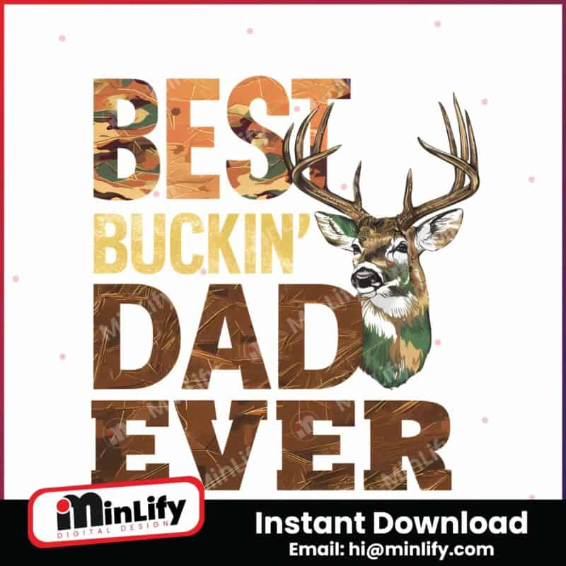 best-buckin-dad-ever-deer-head-png