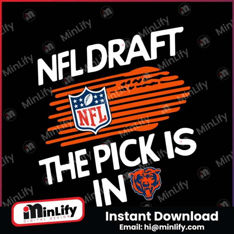 nfl-draft-the-pick-is-in-chicago-bear-svg