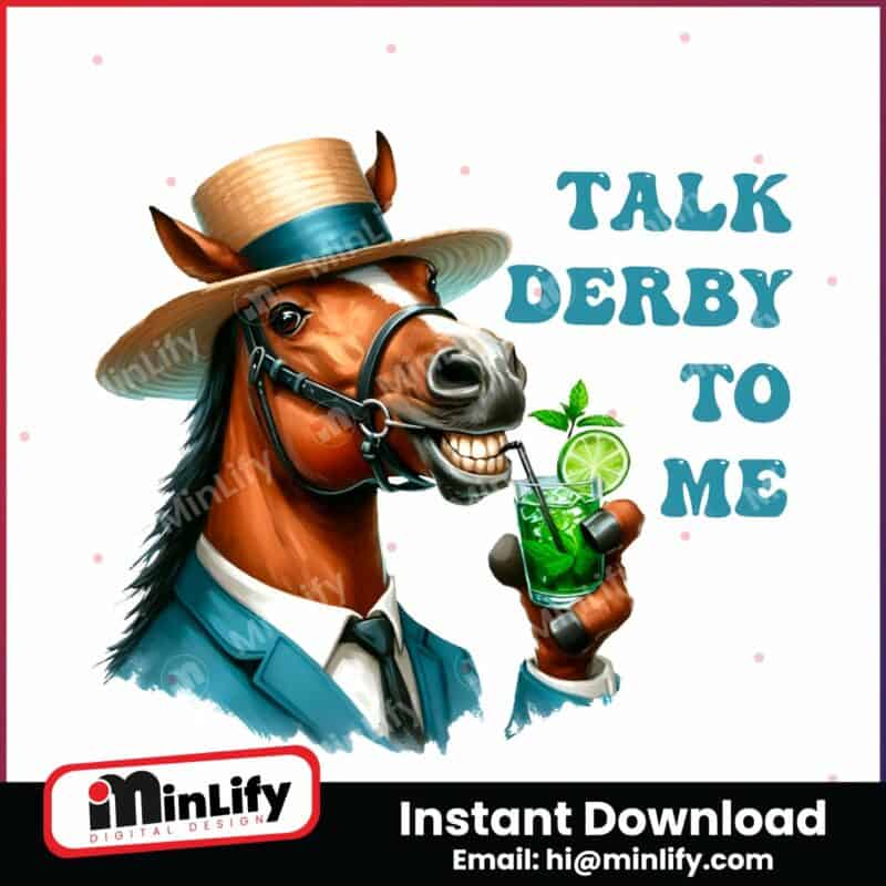 talk-derby-to-me-horse-race-man-png