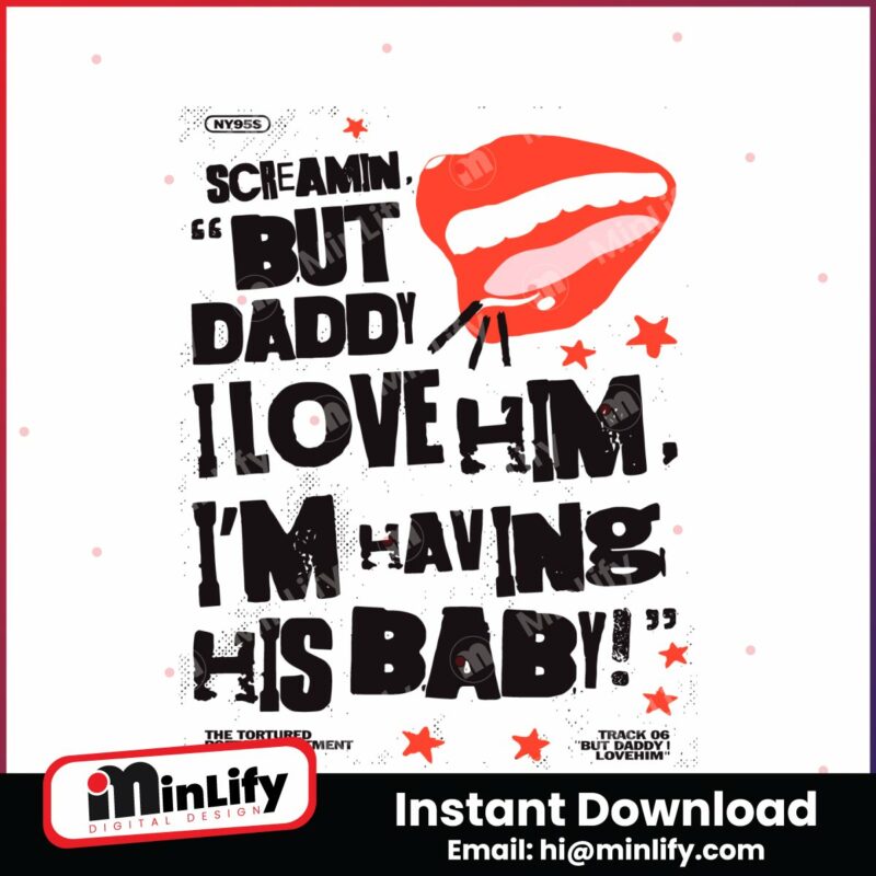 scream-but-daddy-i-love-him-ttpd-album-svg