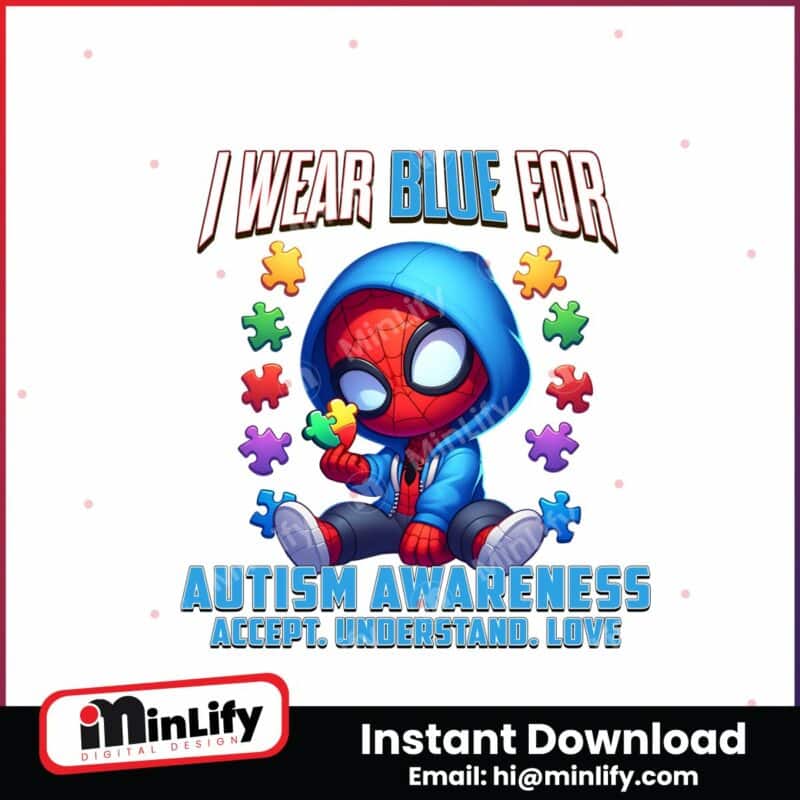 i-wear-blue-for-autism-awareness-spiderman-png